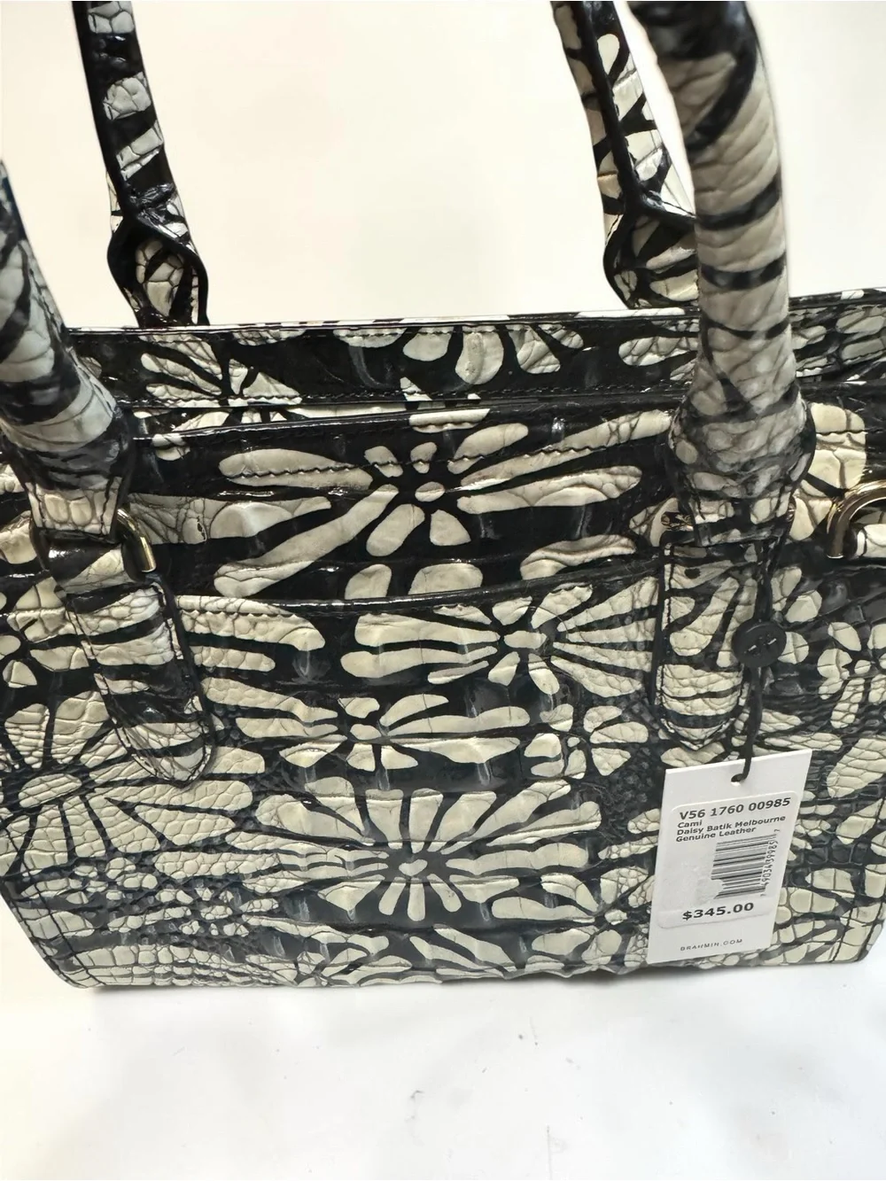 The Brahmin Cami Satchel NWT Full Inclusion.